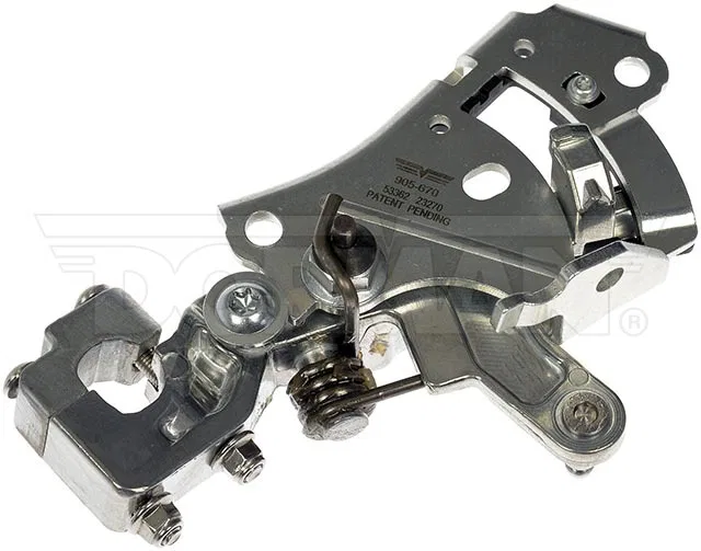 905-670 – DORMAN Auto Trans Shifter Cable Bracket, OE Replacement Natural Finish Aluminum/ Steel/ Polyamide